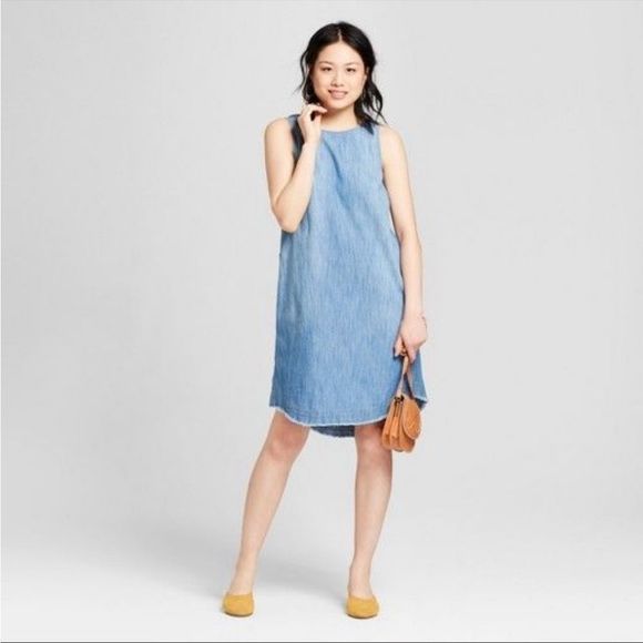 Universal Thread Side Button Denim Dress XS - Picture 1 of 7